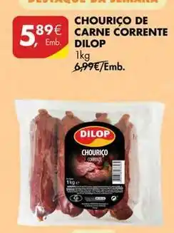 Pingo Doce Chourico de carne corrente promoção