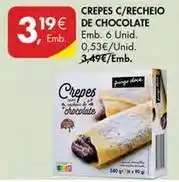 Pingo Doce Crepes c/recheio promoção