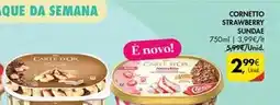 Pingo Doce Cornetto - strawberry promoção