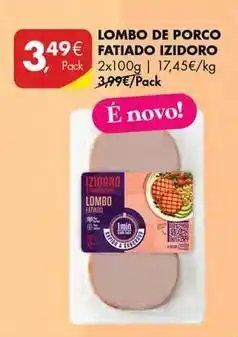 Pingo Doce Izidoro - lombo de porco fatiado promoção