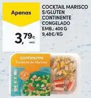 Continente Bom dia Continente - cocktail marisco s/gluten promoção