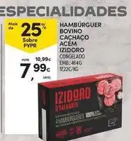 Continente Bom dia Izidoro - hambúrguer bovino cachaco acém promoção