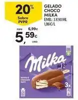 Continente Bom dia Milka - gelado choco promoção
