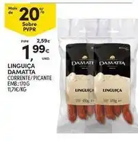 Continente Bom dia Damatta - linguiça promoção