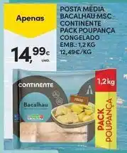 Continente Bom dia Continente - posta media bacalhau msc promoção