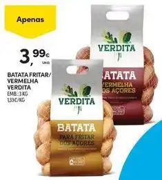 Continente Bom dia Batata fritar/vermelha promoção