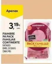 Continente Bom dia Continente - fiambre pa pack familiar promoção