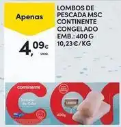 Continente Bom dia Continente - lombos de pescada msc promoção