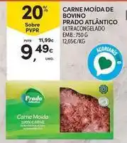 Continente Bom dia Carne moída de bovino prado atlantico ultracongelado promoção