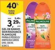 Continente Bom dia Palmolive - gel de banho skin radiance promoção