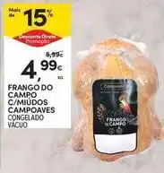 Continente Bom dia Frango do campo c/miudos campoaves promoção