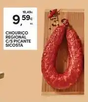 Continente Bom dia Chouriço regional c/s picante promoção