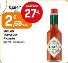 Intermarché Tabasco - molho promoção