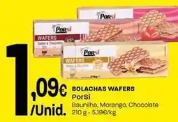 Intermarché Porsi - bolachas wafers promoção