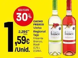 Intermarché Cacho fresco - vinho regional tejo promoção