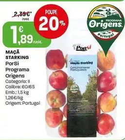Intermarché Porsi - maçã starking promoção