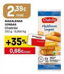 Intermarché Chabrior - madalenas longas promoção