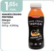 Intermarché Margui - iogurte liquido proteina promoção