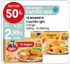 Intermarché Capitão iglo - 10 nuggets promoção