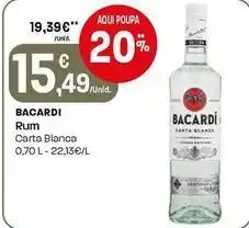 Intermarché Bacardi - rum promoção