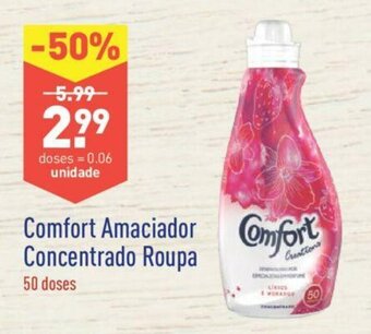 Comfort Amaciador Concentrado Roupa 50 doses