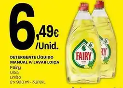 Intermarché Fairy - detergente líquido manual p loica promoção