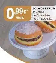 Intermarché Bola de berlim c/ creme de chocolate promoção