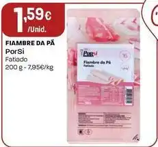 Intermarché Porsi - fiambre da pa promoção