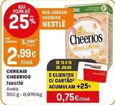 Intermarché Nestlé - cereais cheerios promoção