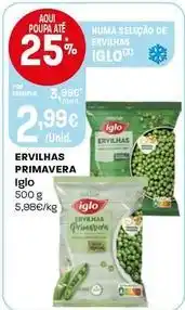 Intermarché Iglo - ervilhas primavera promoção