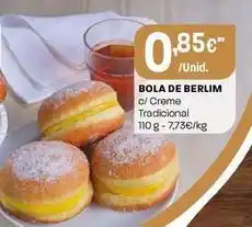 Intermarché Bola de berlim c/ creme tradicional promoção