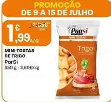 Intermarché Porsi - mini tostas de trigo promoção