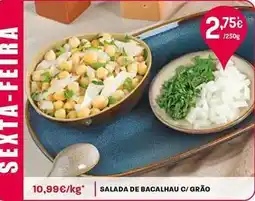 Intermarché Salada de bacalhau c grão promoção