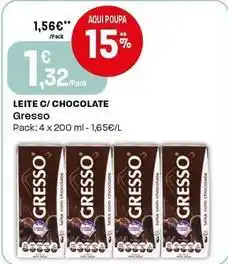 Intermarché Gresso - leite c/chocolate promoção