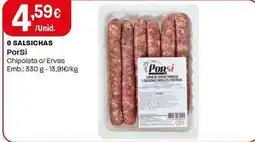 Intermarché Porsi - 6 salsichas promoção