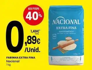 Nacional - farinha extra fina