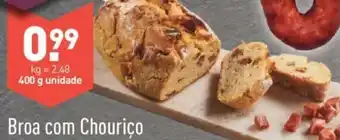 ALDI Broa com Chouriço 400g promoção