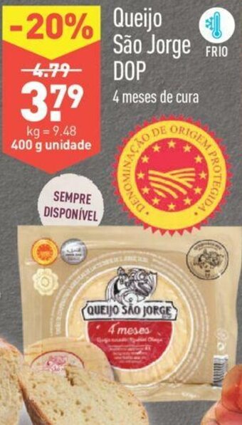 Queijo São Jorge DOP 400g