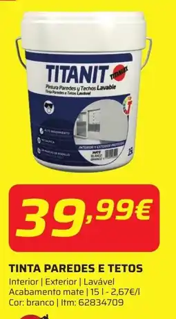 Bricomarché Tinta paredes e tetos promoção