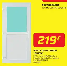 Bricomarché Porta de exterior "drava" promoção