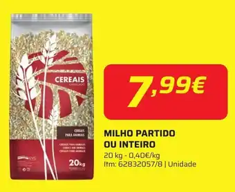 Bricomarché Milho partido ou inteiro promoção
