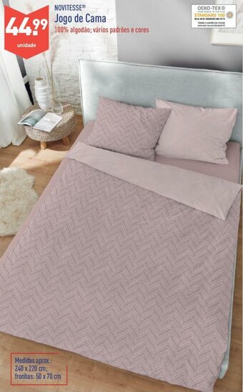 ALDI Novitesse Jogo de Cama promoção