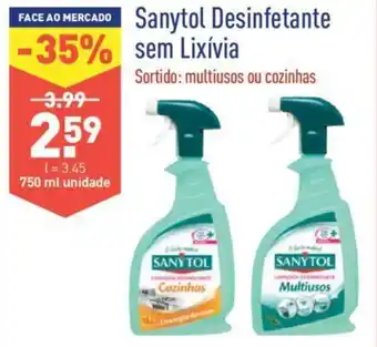 Sanytol Desinfetante sem Lixívia 750ml