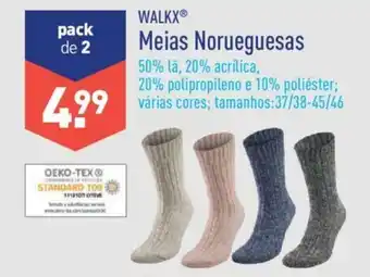 Walkx Meias Norueguesas 37/38-45/46