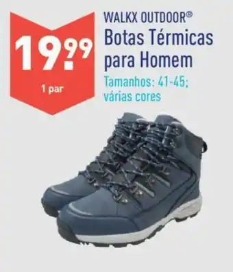 ALDI Walk Outdoor Botas Tétmicas para Homem 41-45 promoção