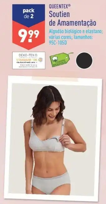 ALDI Queentex Soutien de Amamentação 95C-105D promoção