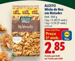 Lidl Alesto - miolo de noz em metades promoção