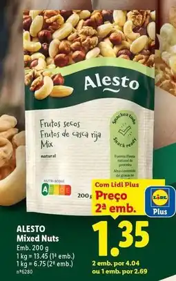 Lidl Alesto - mixed nuts promoção