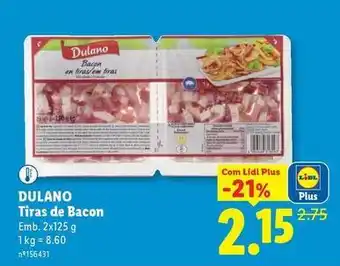 Lidl Dulano - tiras de bacon promoção