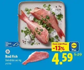 Lidl com - red fish promoção